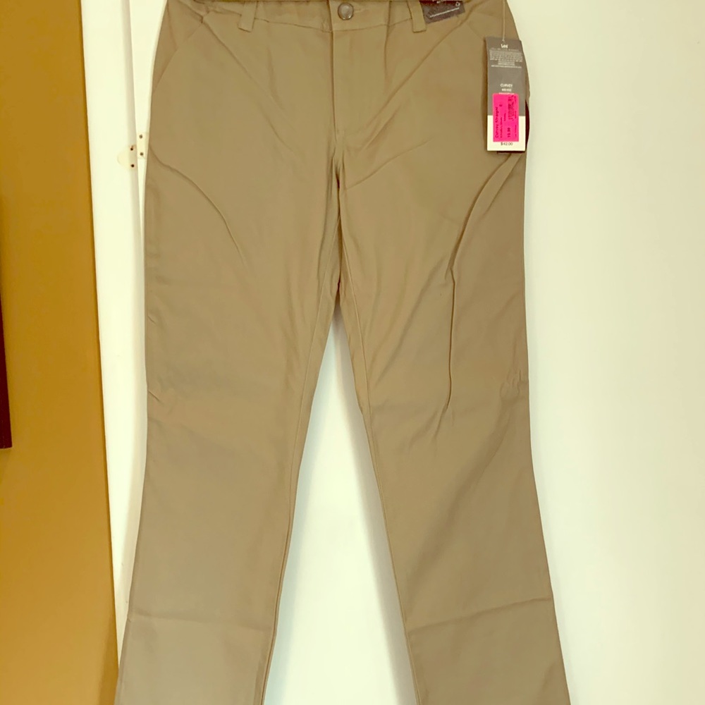 Lee Khakis in curvy fit style brand new